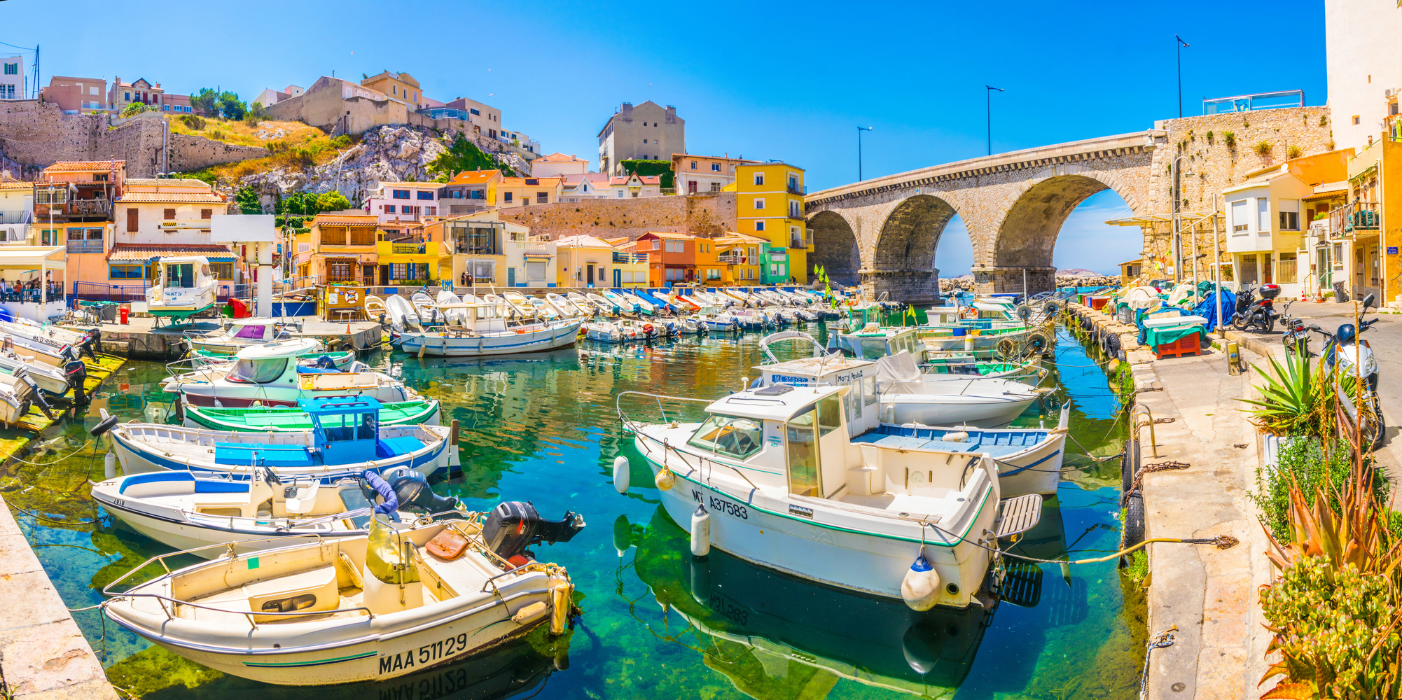 Vallon des Auffes port in Marseille, France