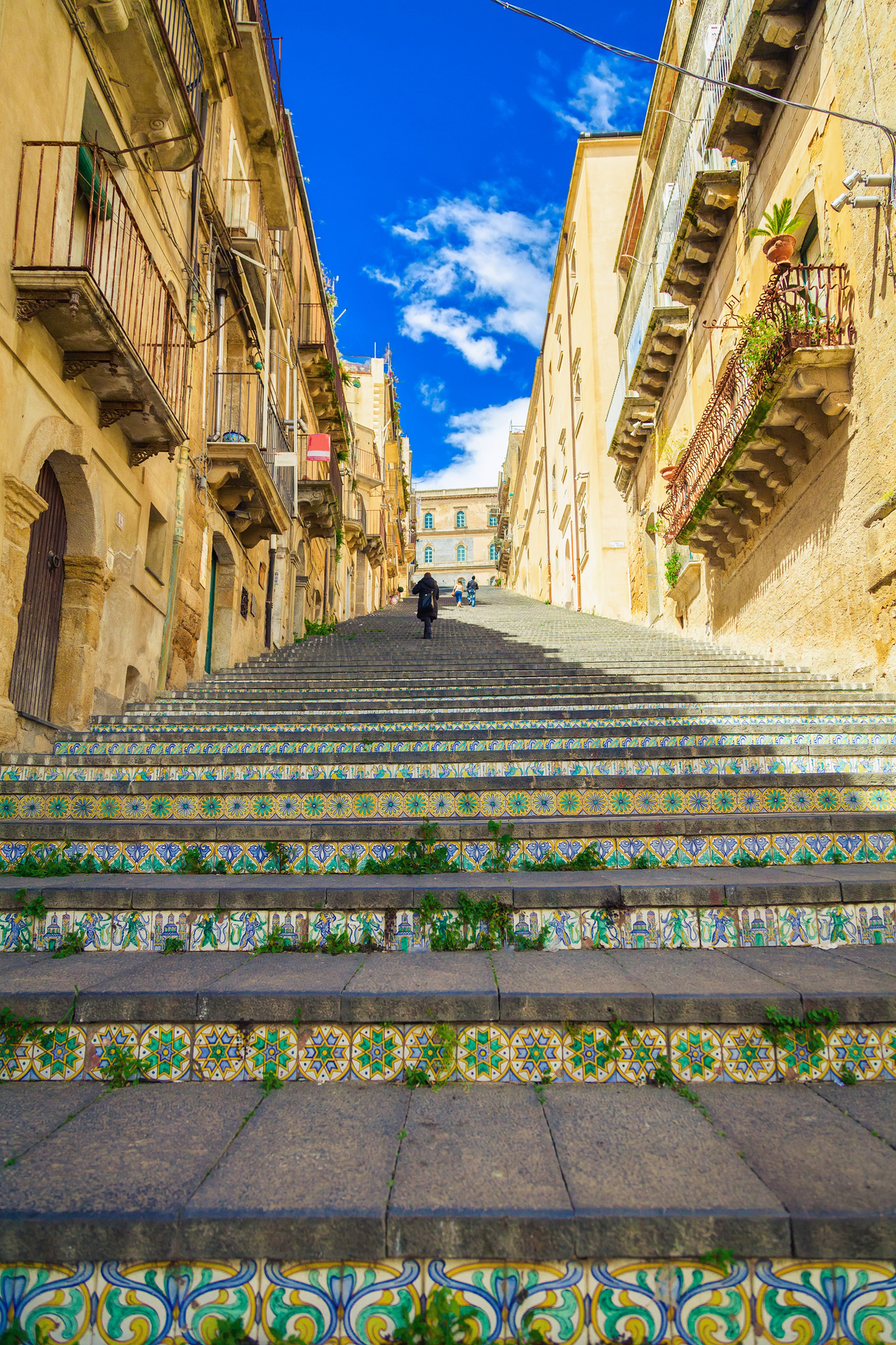 famous steps at Caltagirone, Sicily